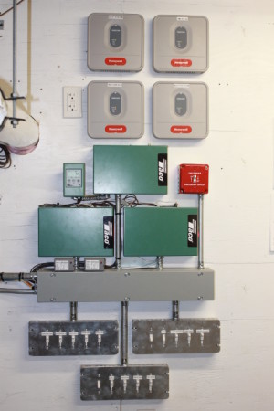 crown boiler control panel