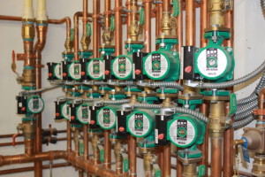 crown boiler piping