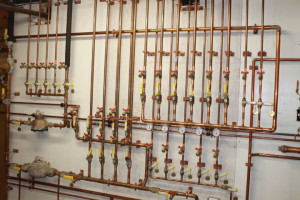 crown boiler piping